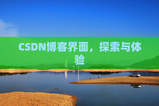 CSDN博客界面,探索与体验